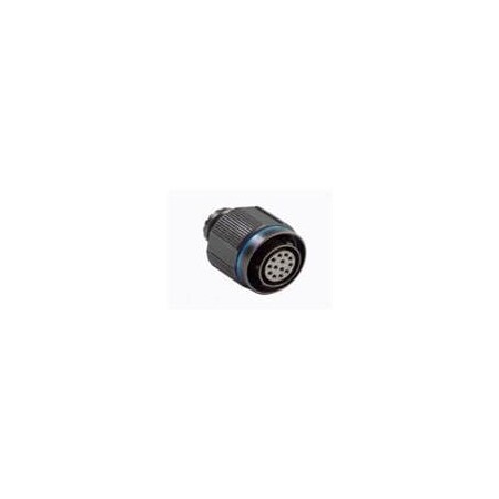 Deutsch Mil Series Connector, 8 Contact(S), Aluminum Alloy, Female, Solder Terminal, Plug D38999/26ZE8SA